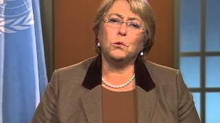 Día Internacional de la Mujer  Mensaje de Michelle Bachelet Directora Ejecutiva de ONU Mujeres [upl. by Atires]