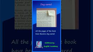 Dog Eared  Vocabulary  By Sir Mubarik ARaza english vocabulary englishlanguage [upl. by Nol527]