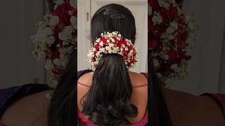 ✨️Americaல நம்ம ஊர் Style Rose petals Bridal Veni  Easy DIY Brooch  Gypsy Rose petals Veni usa [upl. by Kimmel]