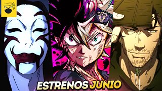 ESTRENOS ANIME JUNIO 2023 NETFLIX Crunchyroll Animeflv xd y más [upl. by Tye]