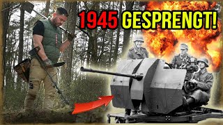 Explodierte ww2 FLAK Stellung und die Reste der US Army gefunden [upl. by Chemaram967]