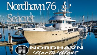 Highlight tour  Nordhavn N76 quotSeacretquot [upl. by Margetts]