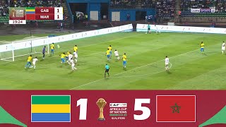 Gabon contre Maroc 15  Éliminatoires AFCON 2025  Résumé de Match [upl. by Rehpotsirhk648]