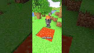 INFINITE LAVA IN MINECRAFT shorts minecraft [upl. by Hardden]