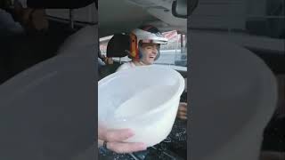 Lando Norris amp Carlos Sainz take on the hilarious milk challenge 😂 f1 landonorris carlossainz [upl. by Asum]