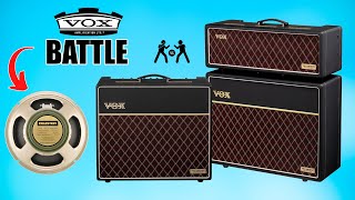 New VOX AC30 vs VOX AC15 Handwired Greenback Edition Sound Test [upl. by Enorel]