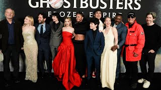 Ghostbusters Frozen Empire  NY World Premiere Highlights  Paul Rudd Carrie Coon Finn Wolfhard [upl. by Winnah659]