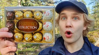 Ferrero Chocolate Collection Review Rocher  Rafaello  Rondnoir [upl. by Notsreik]