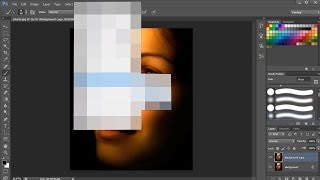 How to Pixelate in Photoshop [upl. by Aecila]