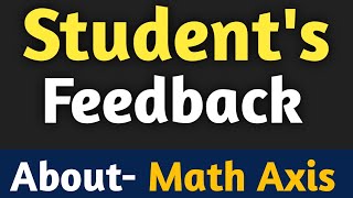 Feedback Of Maths  Feedback Of ICSE Class 10 Students About Math Axis  ICSE Class 10 Board 2024 [upl. by Pieter]