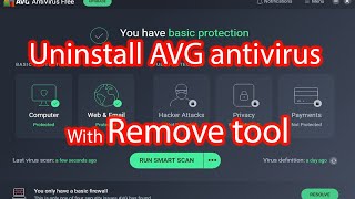 How to uninstall avg antivirus from windows 10 [upl. by Lurleen]