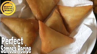 বাংলাদেশি হোটেল স্টাইলে সমুচা রেসিপি ॥ Samosa Recipe ॥ Mukti’s Cooking World [upl. by Eramat96]