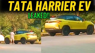 Tata Harrier EV Leaked😱 tata harrier ev 2025 harrier 2025 price launch date price [upl. by Belcher]