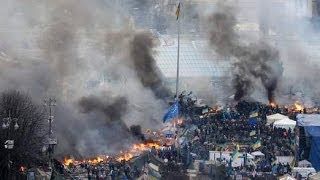 Molotov Cocktails Vs Water Cannon In Deadly Kiev Protests [upl. by Sharma]