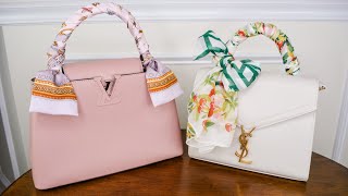 How To Tie Scarf On Handbag [upl. by Chrysa]