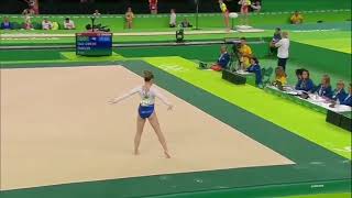 Amy Tinkler FX TF 2016 Olympics [upl. by Llirred]