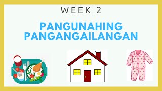 Pangunahing Pangangailangan ng tao  MELC based  Week 2  Kinder  Araling panlipunan [upl. by Ayila]