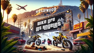 Bikelife  Je découvre la ville de Los Angeles avec les riders Américains gta [upl. by Innor863]