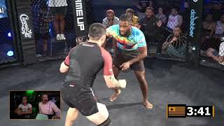 High Rollerz BJJ 18 Elite 8 Aljamain Sterling VS Damien Nitkin [upl. by Ilohcin]