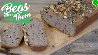 Buchweizenbrot Rezept – Ohne Mehl  Glutenfreies Brot backen [upl. by Irisa]