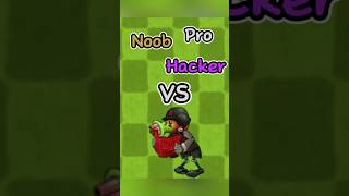 PVZ Fusion  Noob vs Pro vs Hacker  Gatling Cherry Newspaper Zombie pvz memes shorts [upl. by Carlo]