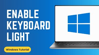 How to Enable Keyboard Light in Laptop [upl. by Domini]