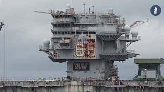 Tour of US Navys Norfolk Naval Station and Shipyards  May 2019 [upl. by Retsae]