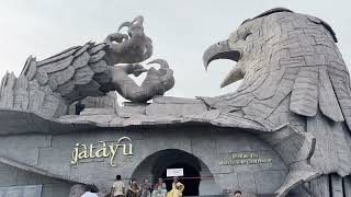 Part 2 Jatayu Sculpture  Amazing view of Jatayu after the Cable Car Ride  Beautiful Creation [upl. by Lladnor]