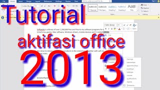 Tutorial aktivasi office 2013 by KMS pico 1018 [upl. by Elsinore]