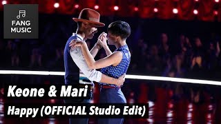 Keone and Mari  Happy OFFICIAL Studio Edit  No Audience [upl. by Idid]