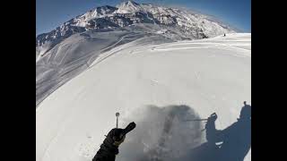 Bluebird Powder Skiing at Valle Nevado in August [upl. by Atiana]