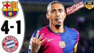 🔴 Barcelona vs Bayern Munich 41  Extended Highlights  Uefa Champions League 202425 [upl. by Wallford]