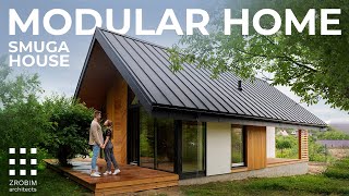 Prefab Modular Home overview of modern sustainable architecture [upl. by Airyk826]