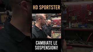 Sostituzione ammortizzatori Harley Davidson shorts hd harleydavidson [upl. by Guild]