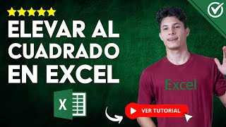 Cómo ELEVAR al CUADRADO en Excel  🔢 Poner Exponente paso a paso 🔢 [upl. by Sirromad211]