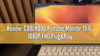 Review COOLHOOD Portable Monitor 156 1080P FHD PlugampPlay Travel Laptop Monitor wSmart Cover US [upl. by Nehr]