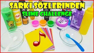 Sizden Gelen Şarkı Sözlerinden Ne Çıkarsa Slime Challenge 4  Vak Vak TV [upl. by Cathyleen]