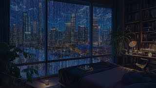 Endless Rainy Streets – Relax by the Dark Window to Clear Negative Thoughts from Your Mind [upl. by Enirroc]