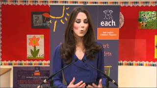 Kate makes first speech as Duchess of Cambridge [upl. by Wavell452]