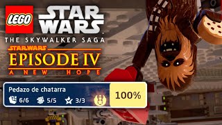 Guía 100 LEGO Star Wars The Skywalker Saga  quotQue pedazo de chatarraquot  Nivel 2 Episodio IV [upl. by Arodoeht147]