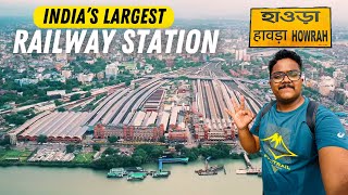 Indias Largest and Busiest Railway Station 😱🔥  Howrah Junction Train Spotting Vlog [upl. by Vial932]