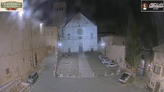 Assisi Live Webcam Piazza San Rufino [upl. by Ellehsim117]