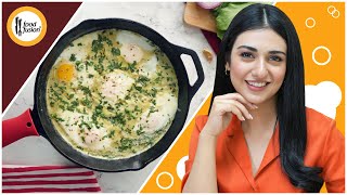 Creamy Spinach Shakshuka Breakfast  Sehri Recipe with Sarah Khan  Food Fusion [upl. by Tteve559]