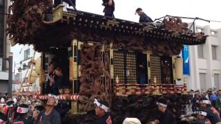 2015鹿沼秋祭り 2日目 屋台パレード 銀座1丁目屋台・仲町屋台 [upl. by Maloney]