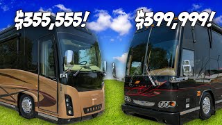 Newell Coach For 355555 vs Prevost Featherlite For 399999 [upl. by Ellerred]