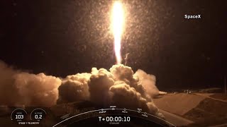 SpaceX launches Falcon 9 rocket out of Vandenberg SFB [upl. by Yrelav433]