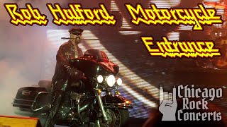 Rob Halford Motorcycle Entrance Rides On Stage at Judas Priest Concert Live Chicago 052115 shorts [upl. by Goddord]