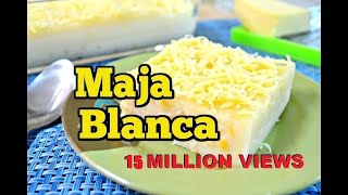 Maja Blanca Recipe Filipino Coconut Pudding [upl. by Esylle]