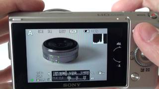 Sony NEX5 menu system [upl. by Eninnej]