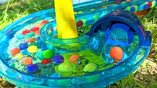 Somen Wiggle☆10 kinds of water slides water sounds and asmr [upl. by Annaiv]